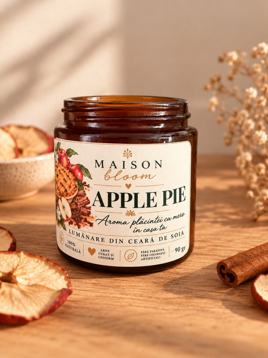 Lumânare parfumată Apple Pie